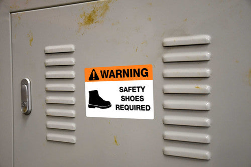 Étiquettes LabelTac® 4 and Pro Die-cut WARNING OSHA