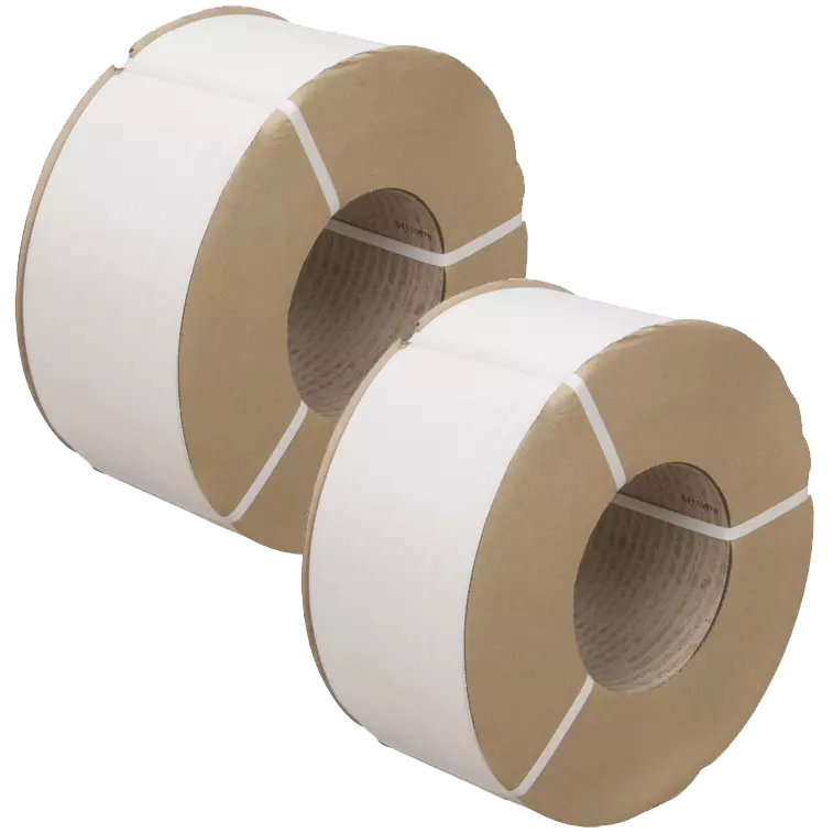 1/2” (8×8) WHITE POLYPROPYLENE STRAPPING ROLL