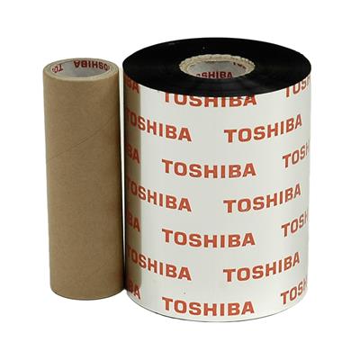 RIBBONS TOSHIBA WAX/RESIN 156MM x 600M (6.14" x 1968') 12/Cs