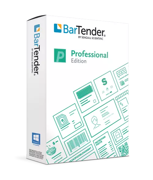 BARTENDER 2022 PROFESSIONAL: WORKSTATION LICENSE + UNLIMITED PRINTERS, ANNUAL SUBSCRIPTION (INCLUDES MSA STANDARD)